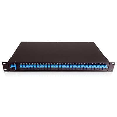 PLC Splitter in 19'' 1U Chassis